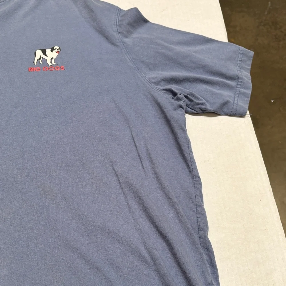 Men's Blue Long Sleeve Tee - Picture 4 of 15